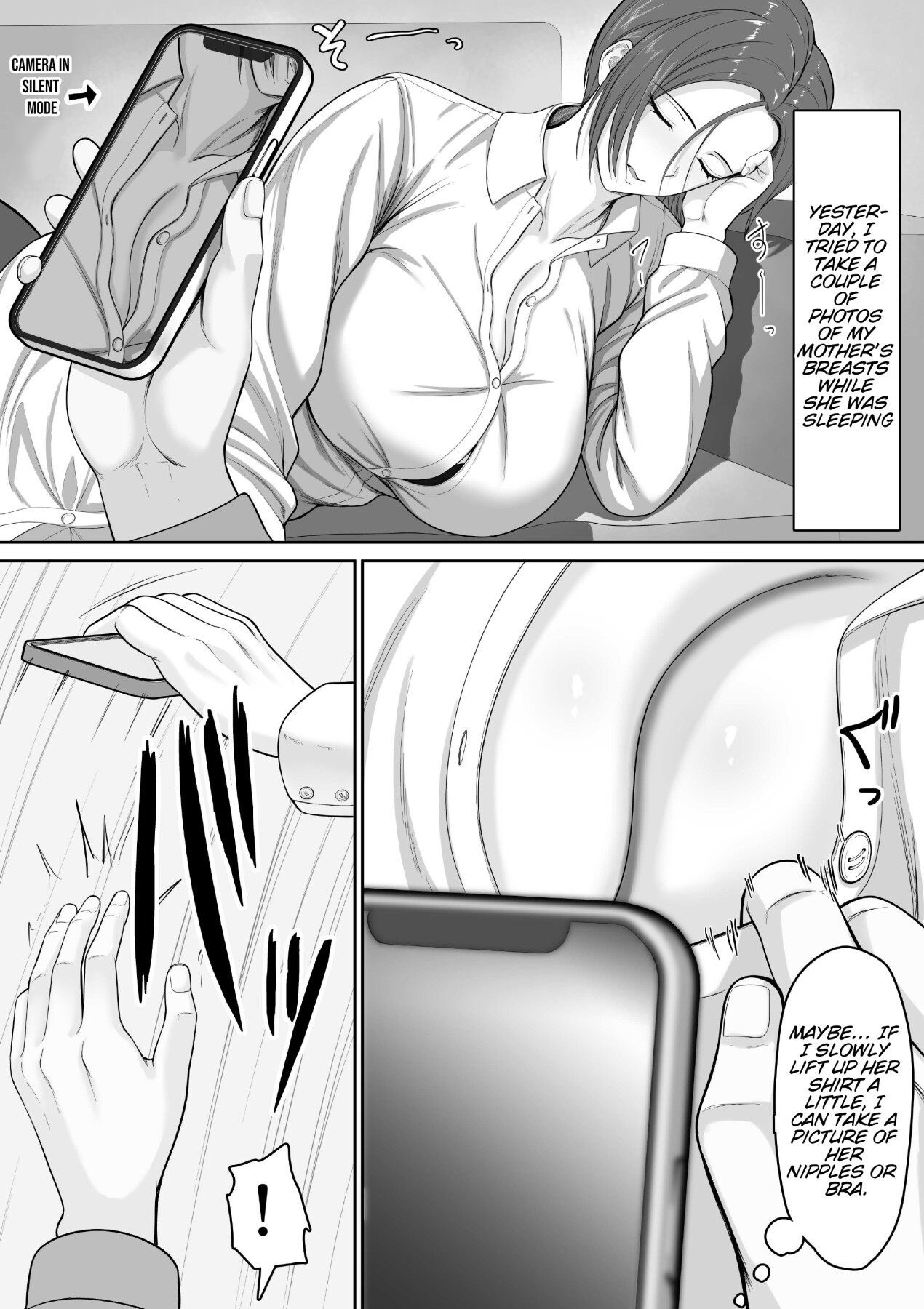 Hentai Manga Comic-The story of how my seriously huge-breasted police sergeant mom milked my dick with her pussy.-Read-4